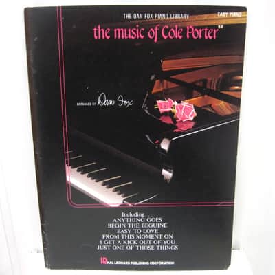The Music of Cole Porter Easy Piano Sheet Music Song Book Songbook by Dan Fox image 1