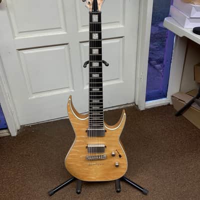 DEAN Exile Select 7-string Quilt Maple electric GUITAR NEW Satin Natural - EMGs image 1