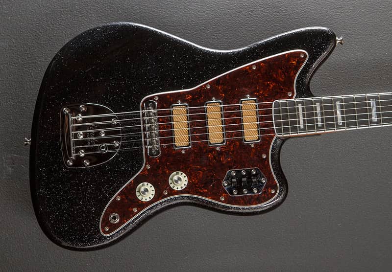 Fender Limited Edition Gold Foil Jazzmaster - Black Sparkle