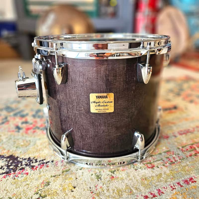 Yamaha 12x10" Maple Custom Absolute Rack Tom - Plum 1988 image 1
