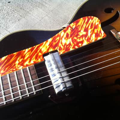 50's Silvertone Harmony H58 H50 Archtop - Gibson P-13 Pickup - Tortoiseshell Headstock - See Video image 7