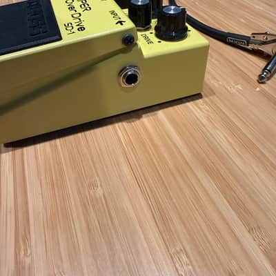 Boss SD-1 Super OverDrive (Silver Label) 1997 - Present - Yellow image 3