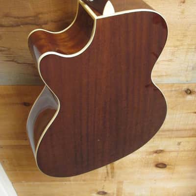 Segovia Acoustic Electric Guitar Cut Away Body W/ Built In Tuner & EQ FC07G-N Natural NEW image 5