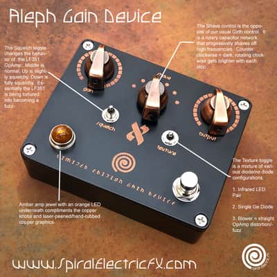 Spiral Electric FX Aleph Gain Device 2025 *MINT* image 3