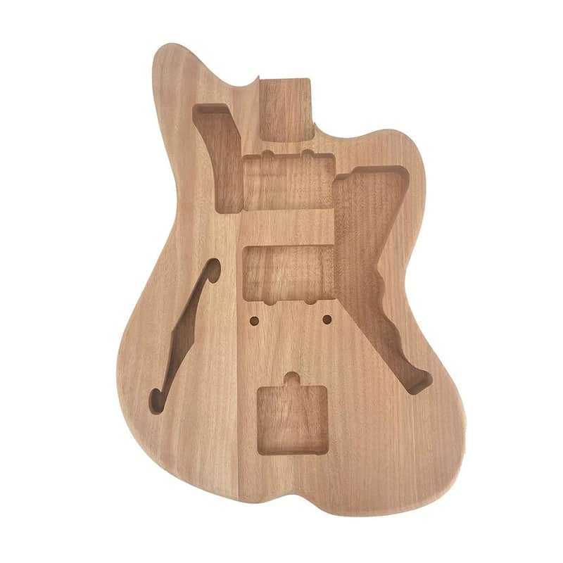 DIY Electric Guitar Body Replacement – Unfinished Mahogany image 1