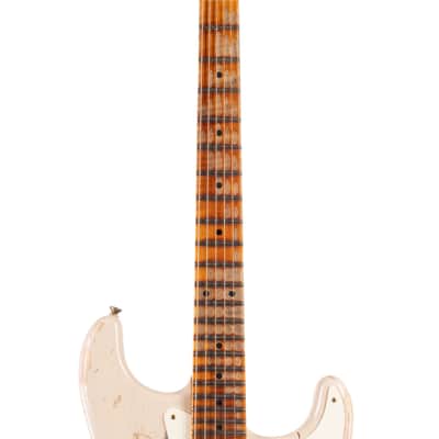 Fender 2024 Custom Shop LTD Red Hot Stratocaster Super Heavy Relic Aged Dirty White Blonde (462) USED image 6