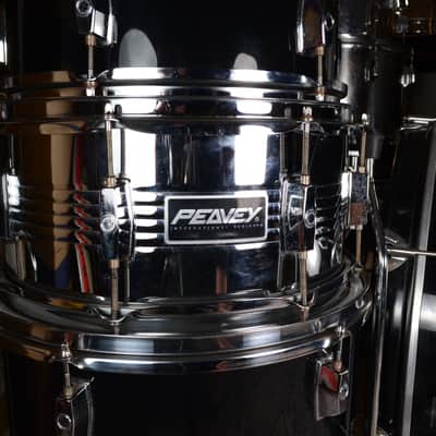 Peavey 'International Series II" 4-Piece Drum Kit - Jet Black image 3