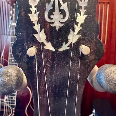 Barnes and Mullins London vintage five string resonator Mahogany image 7
