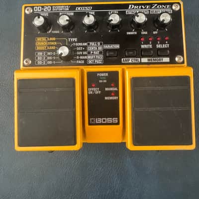 Boss OD-20 Overdrive/Distortion 2005 - Present - Yellow image 1