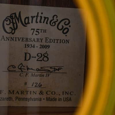 Martin D28 75th Anniversary Madagascar Rosewood 2010 image 11