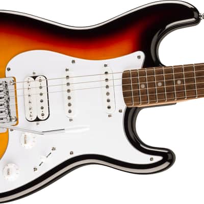 Fender Squier Affinity Series™ Stratocaster® Junior HSS Guitar, 3-Color Sunburst image 6