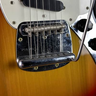 Vintage 1974 Fender Mustang 3 Color Sunburst w/OHSC TSU21018 image 10