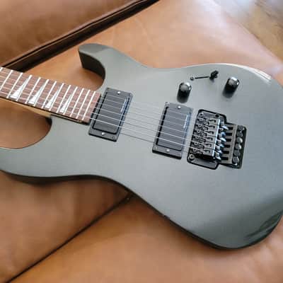 Modified Jackson DXMG Dinky MIJ Metallic Gray w/ Seymour Duncan Pickups & Floyd Rose image 6