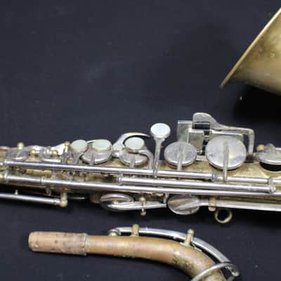 A Buescher Aristocrat Alto Saxophone with no case being sold in as-is condition   #   1 S image 4