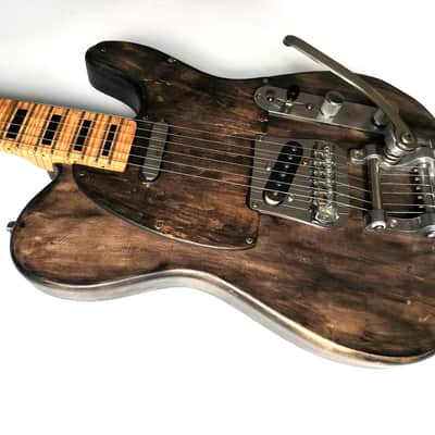 Mellus T Type Heavy Relic w/Bigsby '2016 Oil Grey image 6