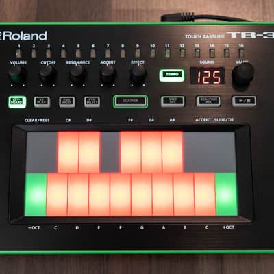Roland TB-3 AIRA Touch Bassline Synthesizer 2014 - Present - Black image 3