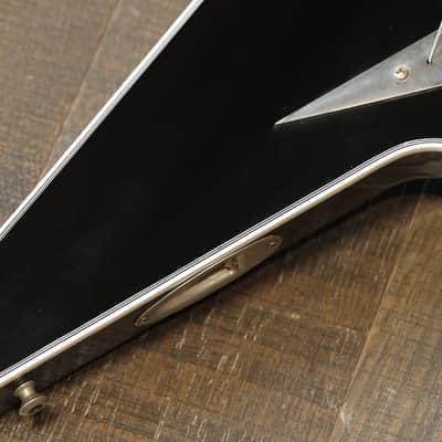 2022 Gibson Custom Dave Mustaine Signature Flying V Exp Black Ebony VOS + COA OHSC image 7