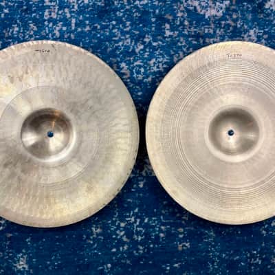 15” VINTAGE TOSCO Hihats 1104g 1179g image 7