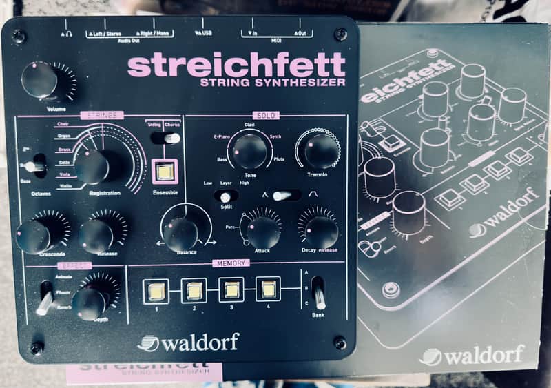 Waldorf Streichfett String Synthesizer 2019 - Present - Black image 1