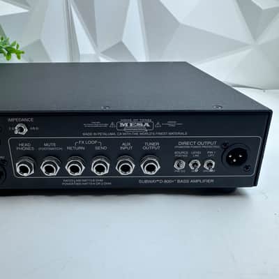 Mesa Boogie Subway D-800+ Lightweight 800-Watt Class D Bass Amplifier Head D8P image 6