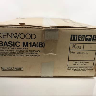 Kenwood Stereo Power Amplifier BASIC M1A Vintage 110 Watts per channel image 2