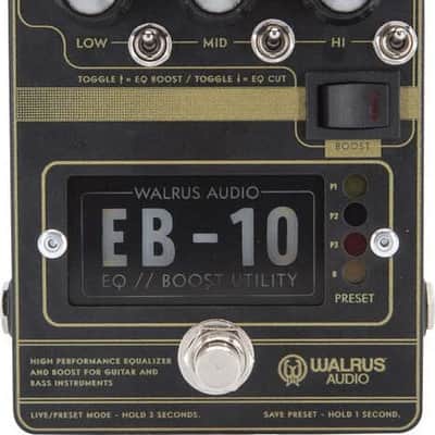EB-10 Preamp/EQ/Boost - Black