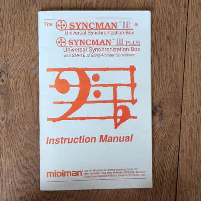 Midiman Syncman III MIDI Synchonization Box SMPTE image 9