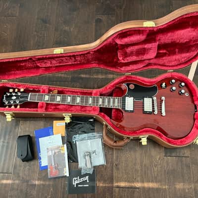 2021 Gibson SG Standard '61 guitar Vintage Cherry Original Case MINT! image 6