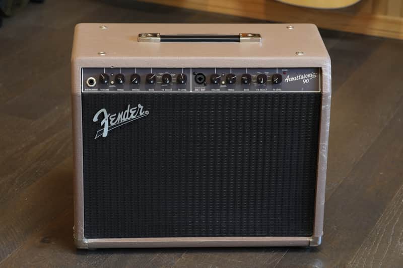 Fender Acoustasonic 90 2-Channel 90-Watt 1x8" Acoustic Guitar Amp 2013 - 2018 - Brown image 1