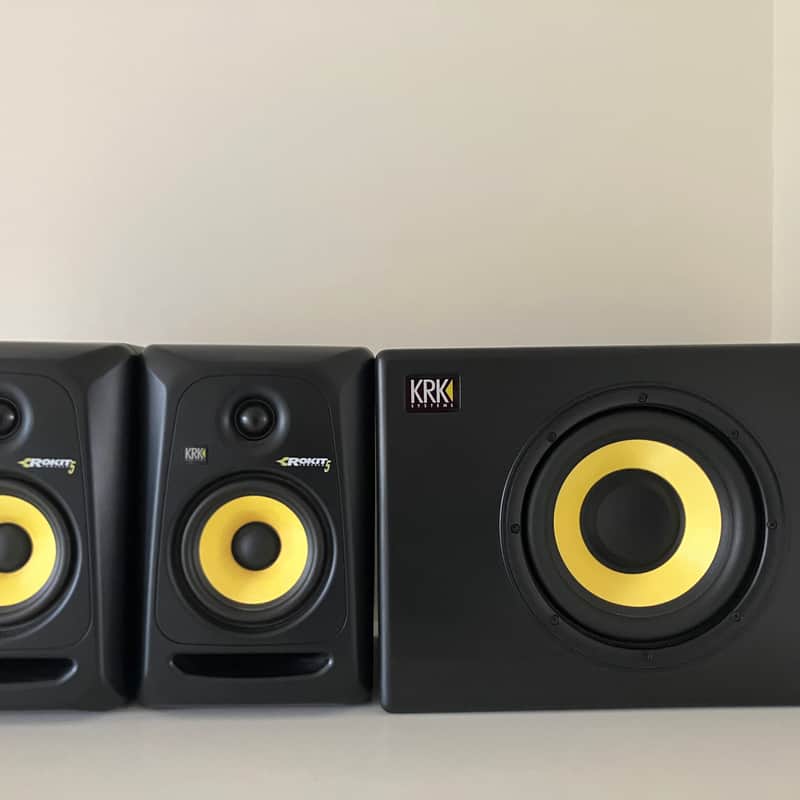 KRK Rokit 5 G3 monitors + S8.4 Subwoofer Black