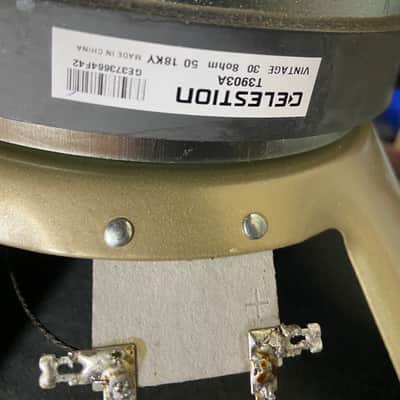 Celestion T3903 12" Classic Series Vintage 30 60W 8 Ohm Speaker 2010s - Black image 3