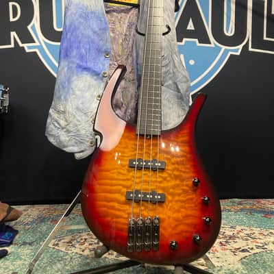 Tom Hamilton's Aerosmith, Parker - FB4 Fly Bass, Sunburst PLUS Stage Worn Leather Vest! (TH2 #29) image 1