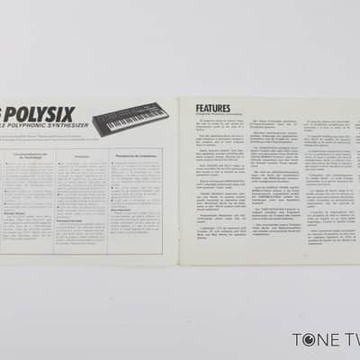 Korg Polysix Owners Manual Instruction Book Guide VINTAGE SYNTH DEALER image 4