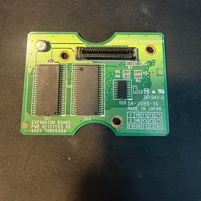 Roland SR-JV80-10 Bass and Drums Expansion Board 1990s - Green image 2