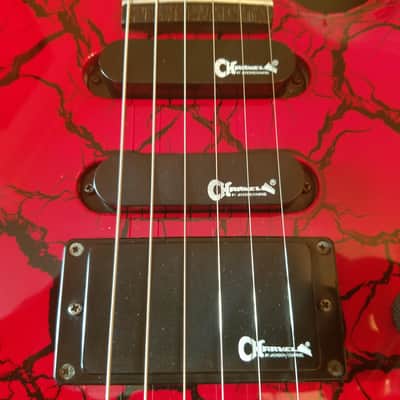 Charvel Charvette Model 270 1990 Red/Black Crackle image 10