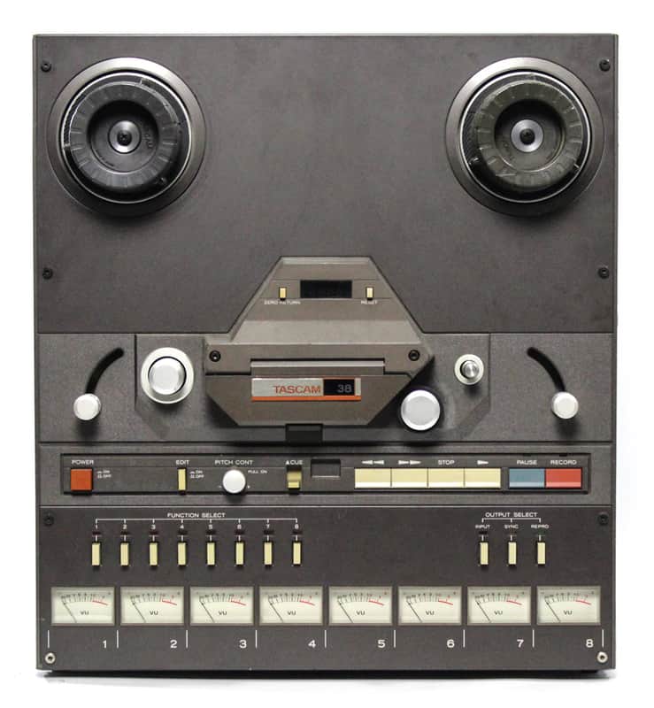TASCAM 38 1/2" 8-Track Reel to Reel Tape Recorder image 1