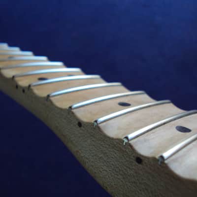 Scalloped ST Guitarneck,maple, playing a la Yngwie,Ritchie & Co! image 8