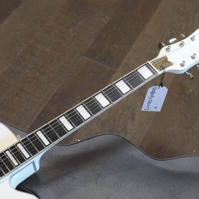 2022 Gretsch G7593T-BD Billy Duffy Signature Falcon w/ Bigsby Hollow-Body Electric Guitar White + COA OHSC image 8