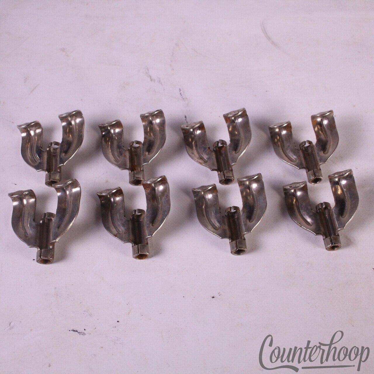 Ludwig 8x Bass Drum Tension/T-Rod-Claws Nickel Marching/Parade Vintage 50s WFL* — main photograph