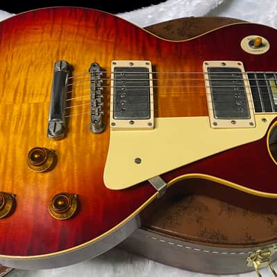 NEW! Gibson Custom Shop 1959 Les Paul Standard Murphy Lab Light Aged - Dark Cherry - Only 8.55 lbs - One Off! Dealer Select - Authorized Dealer - G07378 image 5
