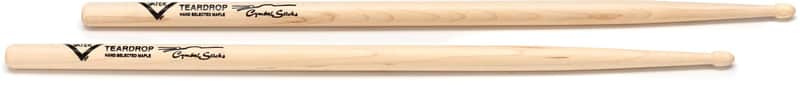 Vater Sugar Maple Drumsticks - Cymbal - Teardrop Tip (5-pack) Bundle image 1