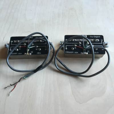 Gibson "The Original" HB-L & HB-R Humbucker set Nickel image 4