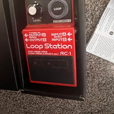 Boss RC-1 Loop Station 2014 - Present - Red image 1