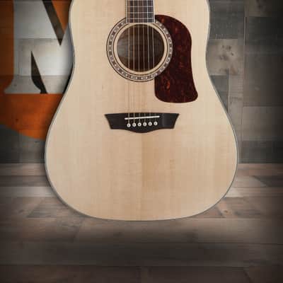 Washburn D10S Heritage 10 Series Dreadnought Acoustic Guitar - Natural (HD10S-O-U) image 1