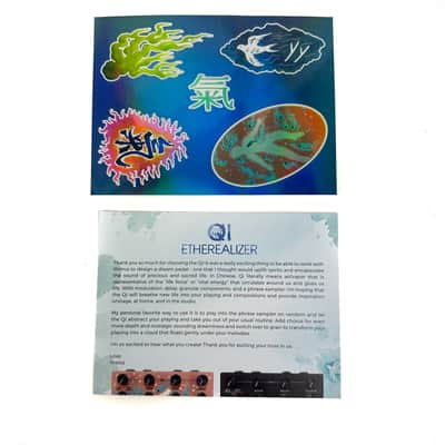 Walrus Audio - Qi Etherealizer Yvette Young Signature - 2025 Limited BLACKED OUT Exclusive w/ Autographed Sticker image 6