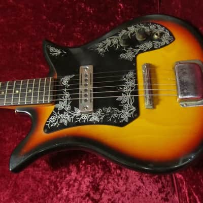 Teisco Del Rey Tele Star ET-100 Tulip  Sunburst image 3