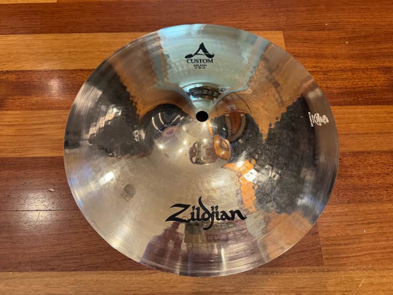 Zildjian 12" A Custom Splash Cymbal 1993 - Present - Brilliant image 1
