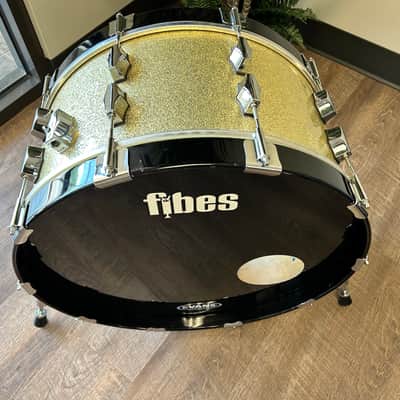Vintage Darwin 22x11 Silver Sparkle Jasper Shell Bass Drum Early 90s Kick - Pre-Austin FIBES image 3