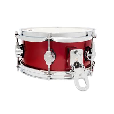 DW DWe Electronic/Acoustic Snare Drum 10x5 Black Cherry Metallic image 4