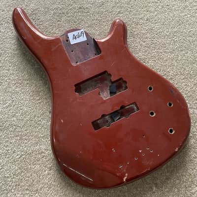 Glossy Red Bass Guitar DIY Project Body image 1